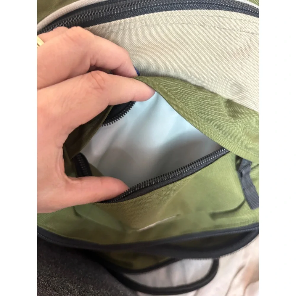 High Sierra Backpack Unisex Large Olive Green Suspension Strap System Utility